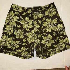 Catalina Tropical Print Beach Shorts